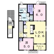 クレメント アシオの間取り画像