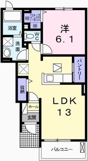 グラン フィオーレAの間取り画像