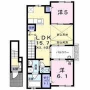 オーブ メゾンの間取り画像