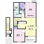 エトワール ドゥの間取り画像