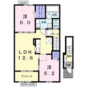 糸魚川ヒルズ Aの間取り画像