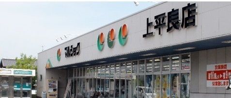 近くのマルショク上平良店まで110m(徒歩2分)