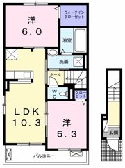 コートリバー Ⅱの間取り画像