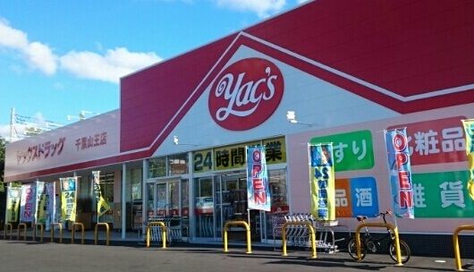 近くのヤックスまで730m(徒歩10分)