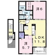 セレーノ Ⅱ番館の間取り画像