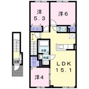 エスポワールの間取り画像