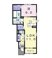 ジェルメFの間取り画像