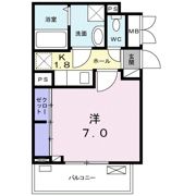 リバーセゾン北戸田の間取り画像