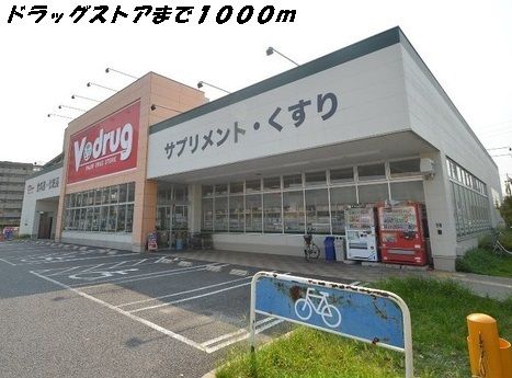 近くのＶドラッグまで1,000m（徒歩13分）