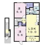 シャルール Aの間取り画像