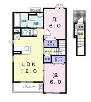 フリーデ Aの間取り画像