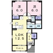 サンライズ Cの間取り画像