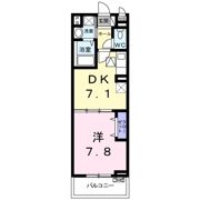 ロン ボヌール 宇治の間取り画像