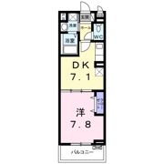 ロン ボヌール 宇治の間取り画像