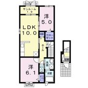 リッコ ハギノの間取り画像