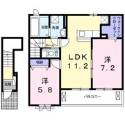 プレッソ・フランⅡの間取り画像