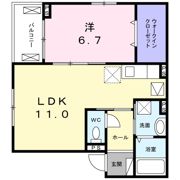 ロチェス ドールの間取り画像
