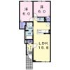 プルメリアⅤの間取り画像