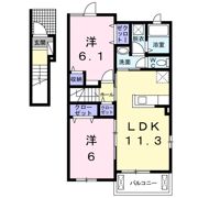 スカイブルーAの間取り画像