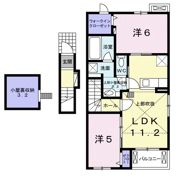 ラウレアAの間取り画像