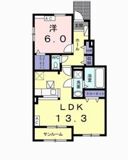 ロイヤルオアシスⅠの間取り画像