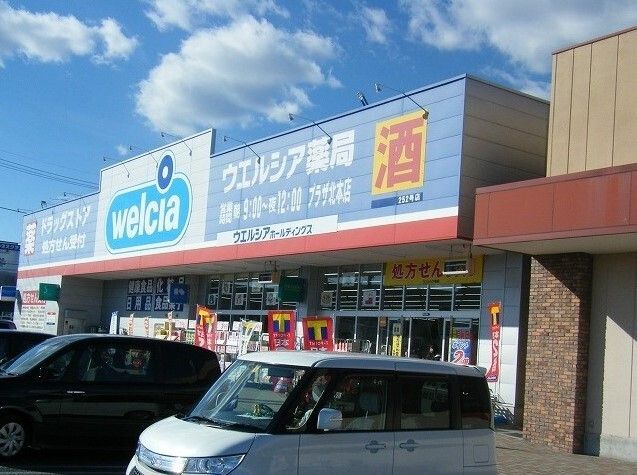 近くのウエルシアプラザ北本店まで780m（徒歩10分）