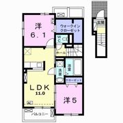 コートオリーブAの間取り画像