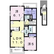 ブルー エトワール Aの間取り画像