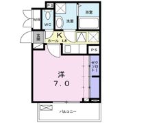 ジャスミン Aの間取り画像