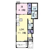 ビオーラ築盛Ⅰの間取り画像