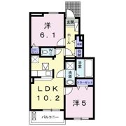 プルメリアⅠの間取り画像