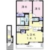 プルメリアⅡの間取り画像