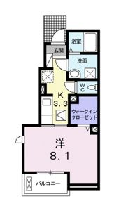 シャンテ・クレールの間取り画像