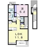 シューネスハイム ミルト西館の間取り画像