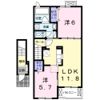 フラン ボヌールの間取り画像