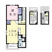 プラシードN Aの間取り画像