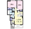 グレースNEO壱番館Bの間取り画像