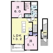 めぞん春日Ⅰの間取り画像