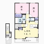 クラールグレイス Aの間取り画像