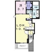 アパートメント高洲536 Ⅱの間取り画像