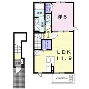 アパートメント高洲536 Ⅱの間取り画像