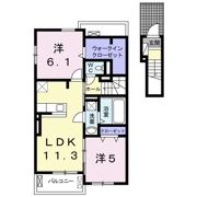 infinity Ⅱの間取り画像