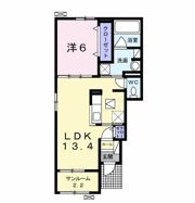 メゾンドリエールAの間取り画像