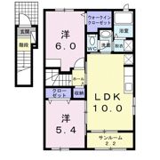 フィオーレAの間取り画像