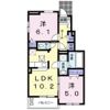 マニエラ Ⅱの間取り画像