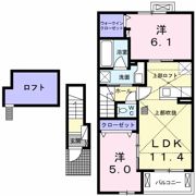 スプリング コートの間取り画像