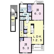 Riverside Bの間取り画像
