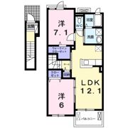 ピアチェーレBの間取り画像