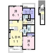 ルーラルハウス東山崎Aの間取り画像