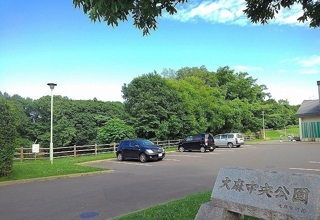 近くの大麻中央公園まで600m(徒歩8分)